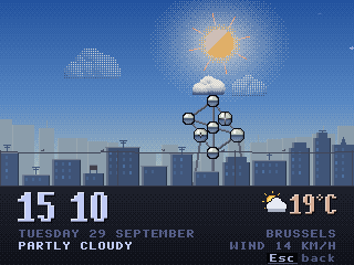 An afternoon with some cloud.